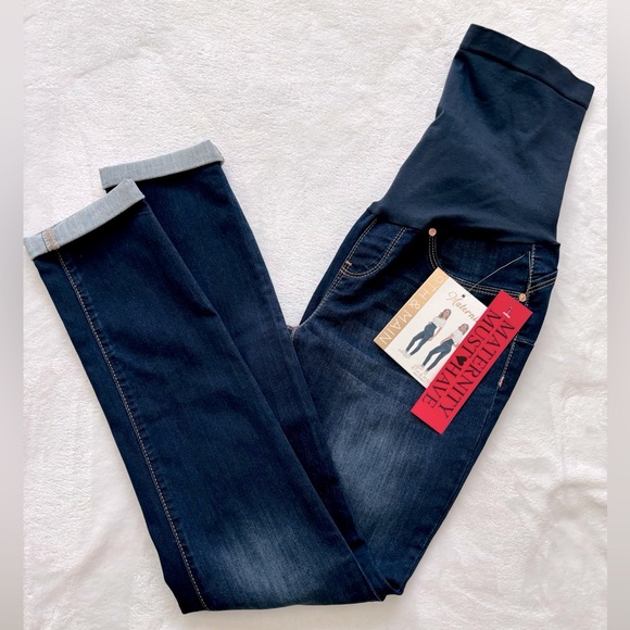9TH & MAIN Maternity Skinny Stretch Jeans--M - Picture 1 of 12
